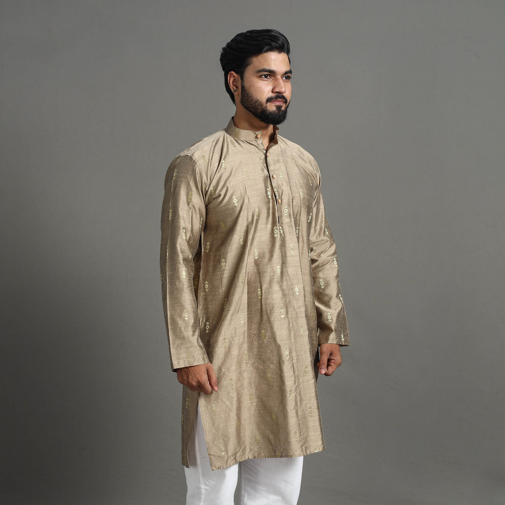  Silk Plain Men Kurta