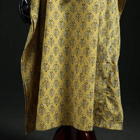 Akola Hand Block Print Natural Dyed Cotton Kaftan (Long) 65
