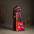 Mercerised Cotton Silk Khun Saree with Blouse Piece 26