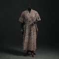 Akola Hand Block Print Natural Dyed Cotton Kaftan (Long) 66