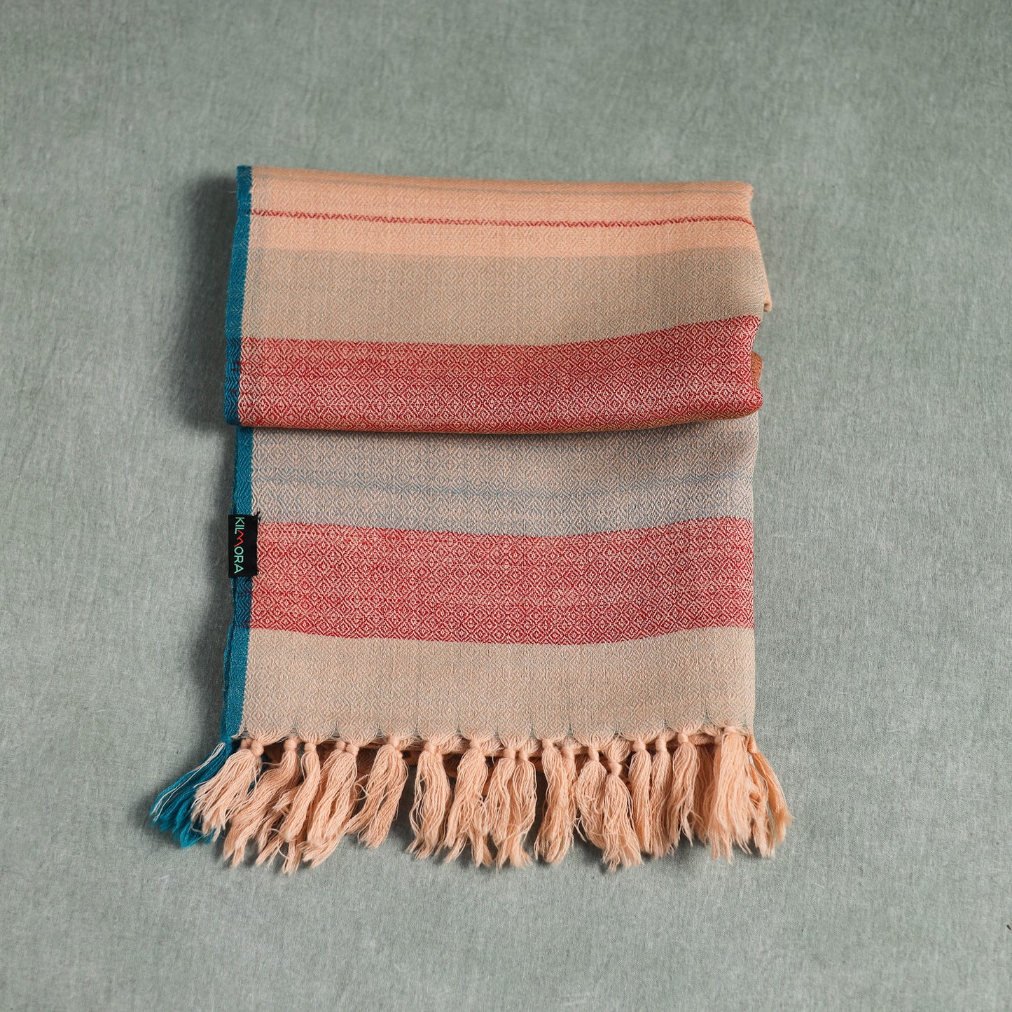 Multicolor - Kumaun Handwoven Pure Merino Wool Stole 120