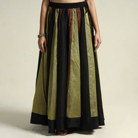 Multicolor - khun patchwork 24 kali cotton long skirt 14