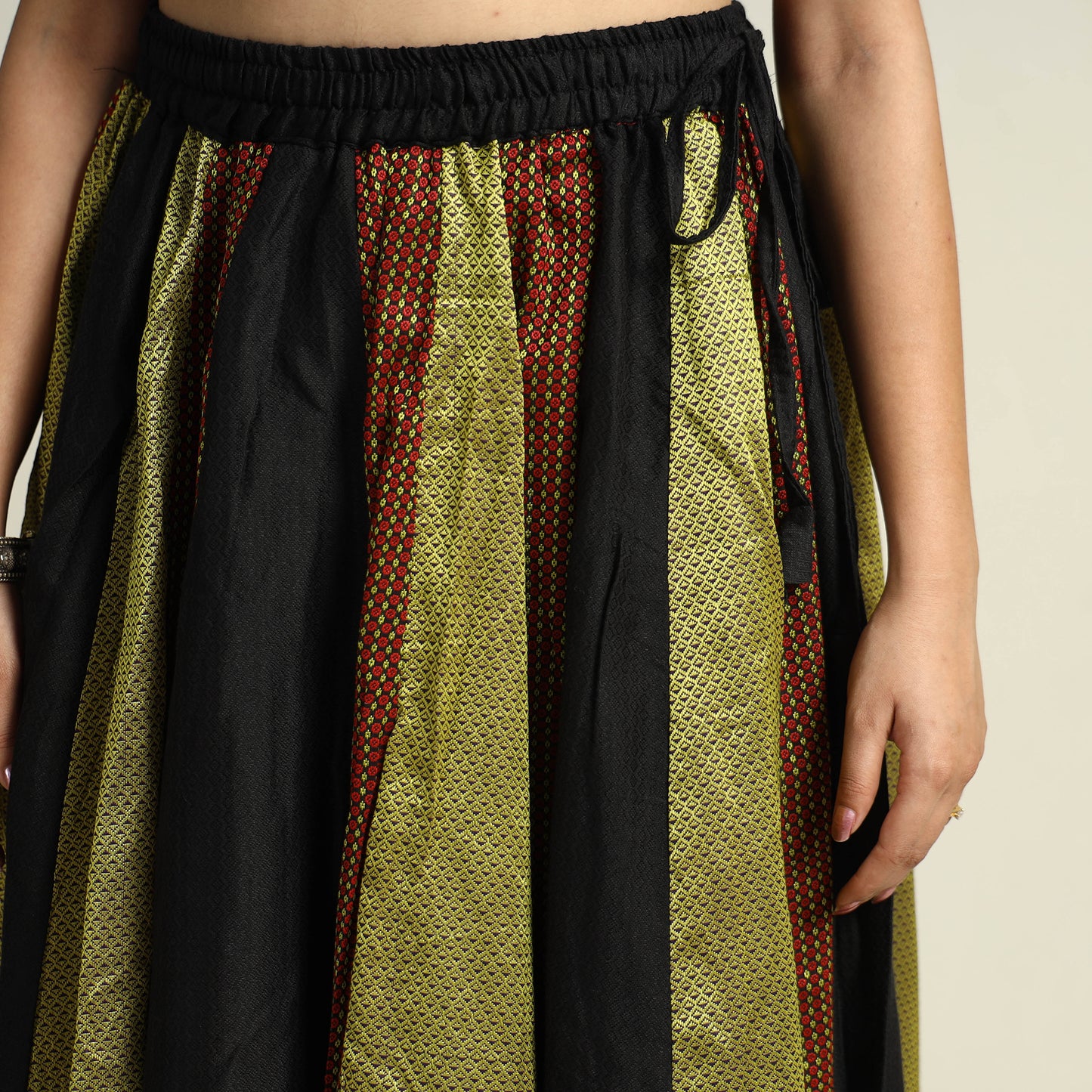 Multicolor - Khun Patchwork 24 Kali Cotton Long Skirt 14