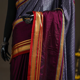 Mercerised Cotton Silk Khun Saree with Blouse Piece 27