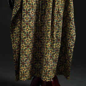 Akola Hand Block Print Natural Dyed Cotton Kaftan (Long) 67