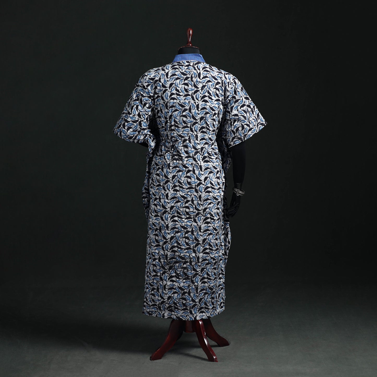 Hand Block Batik Print Cotton Kaftan (Long) 68