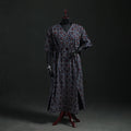 Ajrakh Hand Block Print Natural Dyed Cotton Kaftan (Long) 74