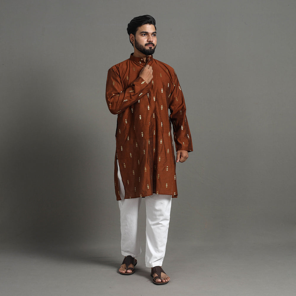  Silk Plain Men Kurta