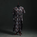 Ajrakh Hand Block Print Natural Dyed Cotton Kaftan (Long) 76