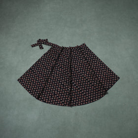 Ajrakh Hand Block Print Cotton Wrap Around Skirt 05