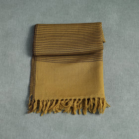 Yellow - Kumaun Handwoven Pure Merino Wool Stole 101