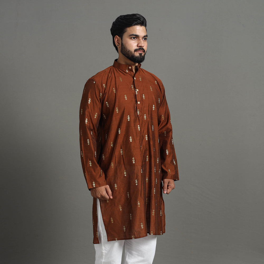  Silk Plain Men Kurta