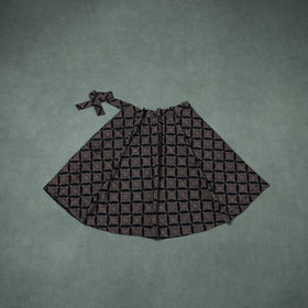 Ajrakh Hand Block Print Cotton Wrap Around Skirt 07