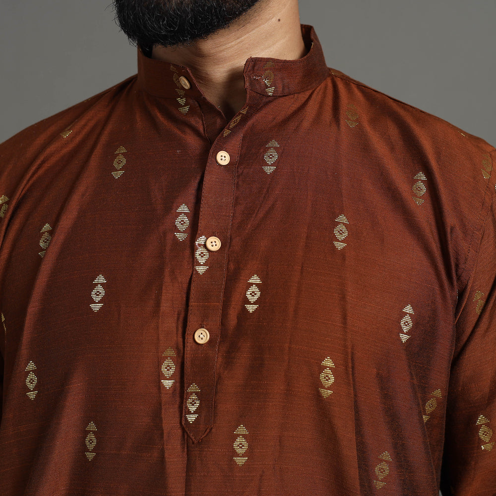  Silk Plain Men Kurta