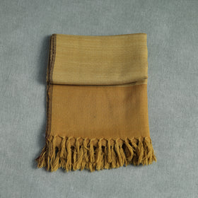 Yellow - Kumaun Handwoven Pure Merino Wool Stole 98