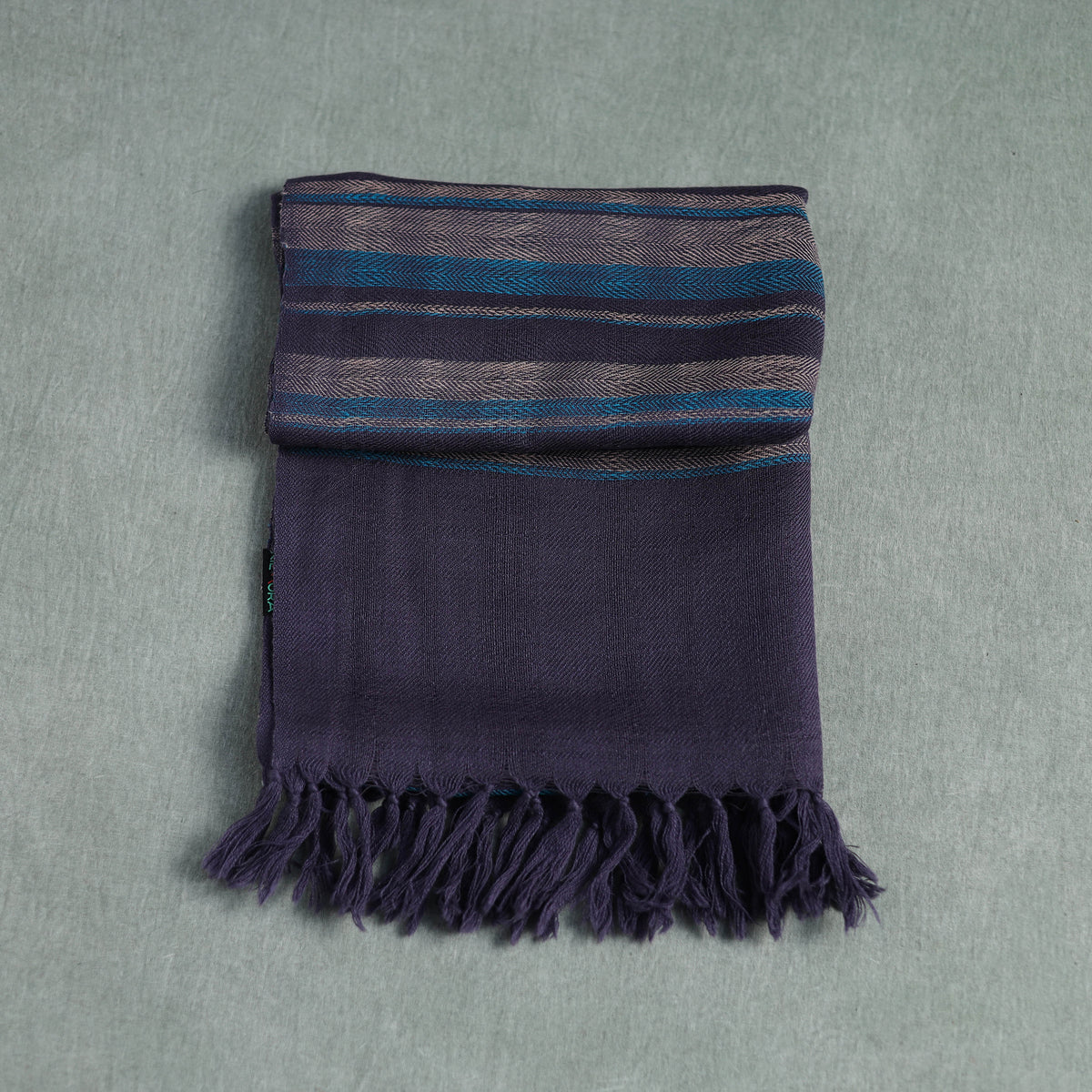 Multicolor - Kumaun Handwoven Pure Merino Wool Stole 97