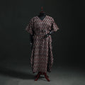 Ajrakh Hand Block Print Natural Dyed Cotton Kaftan (Long) 77