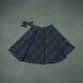 Ajrakh Hand Block Print Cotton Wrap Around Skirt 12