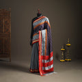 Mercerised Cotton Silk Khun Saree with Blouse Piece 33