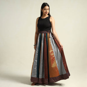Multicolor - Khun Patchwork 24 Kali Cotton Long Skirt 20