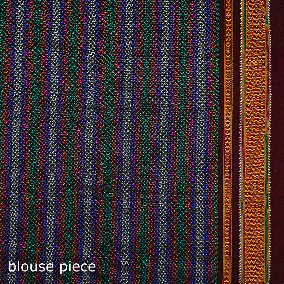 Mercerised Cotton Silk Khun Saree with Blouse Piece 33