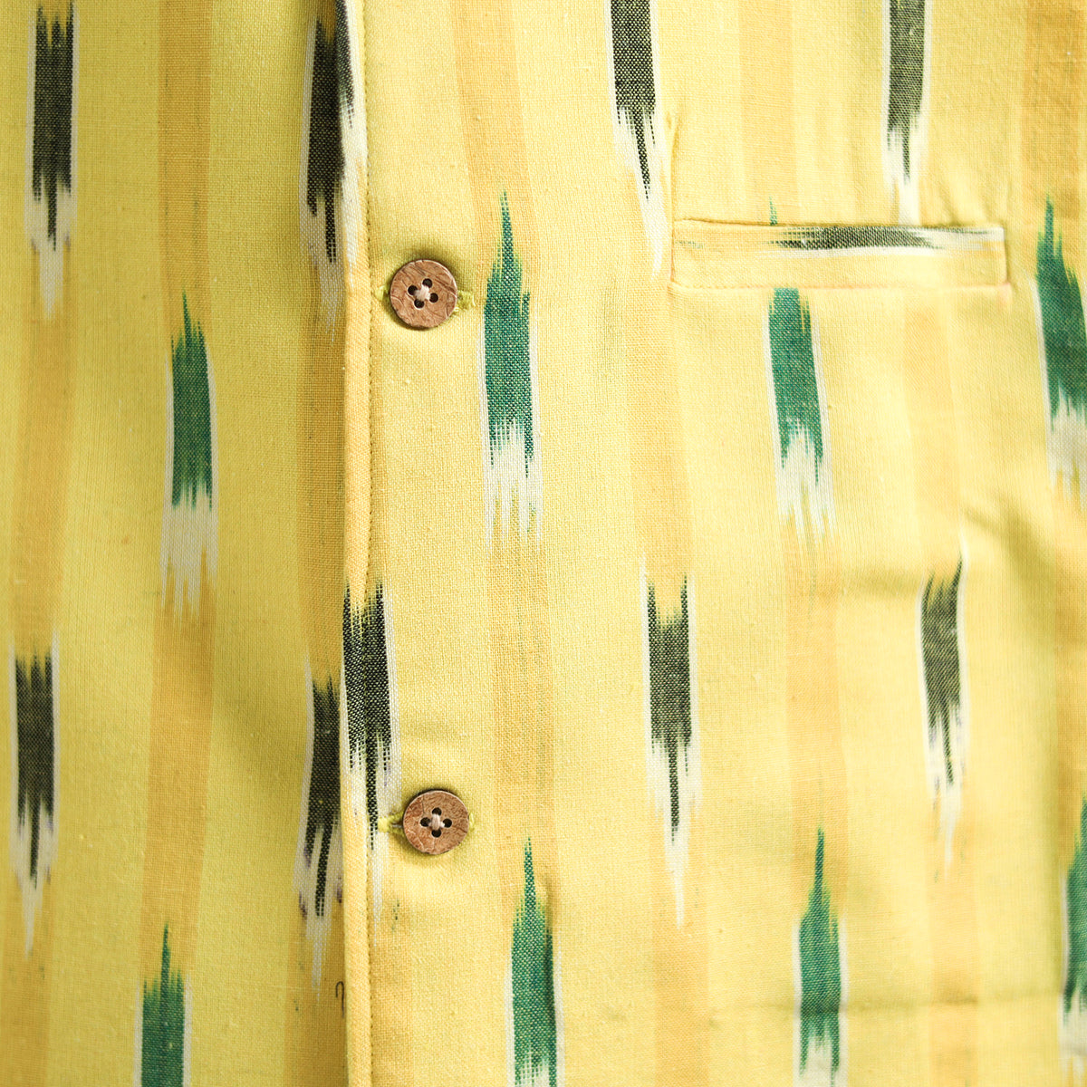 Pochampally Ikat Cotton Men Nehru Jacket 03