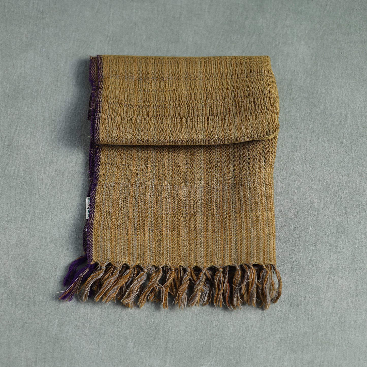Kumaun Handwoven Pure Merino Wool Stole 90