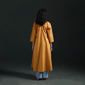 Plain Cotton A-Line Kurta for Women 01