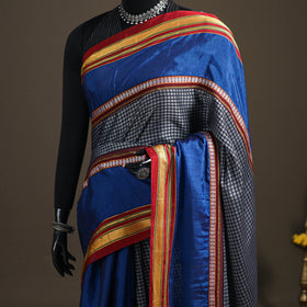 Mercerised Cotton Silk Khun Saree with Blouse Piece 34