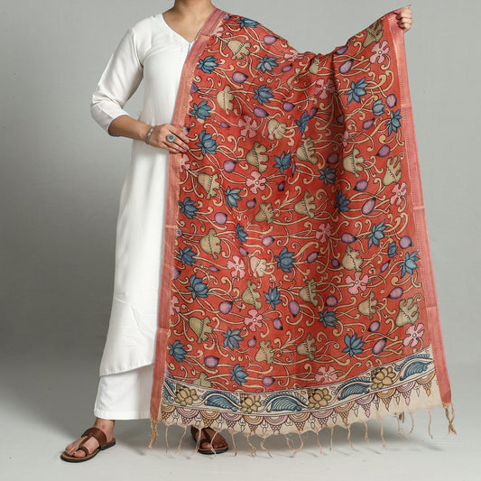 kalamkari handpainted dupatta