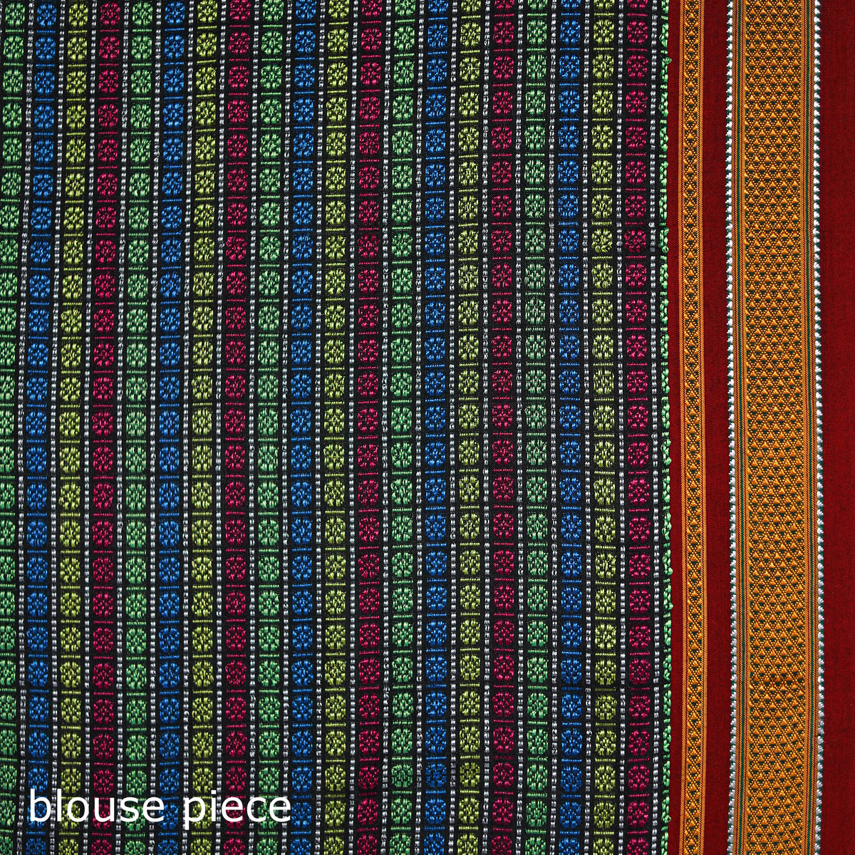 Mercerised Cotton Silk Khun Saree with Blouse Piece 35