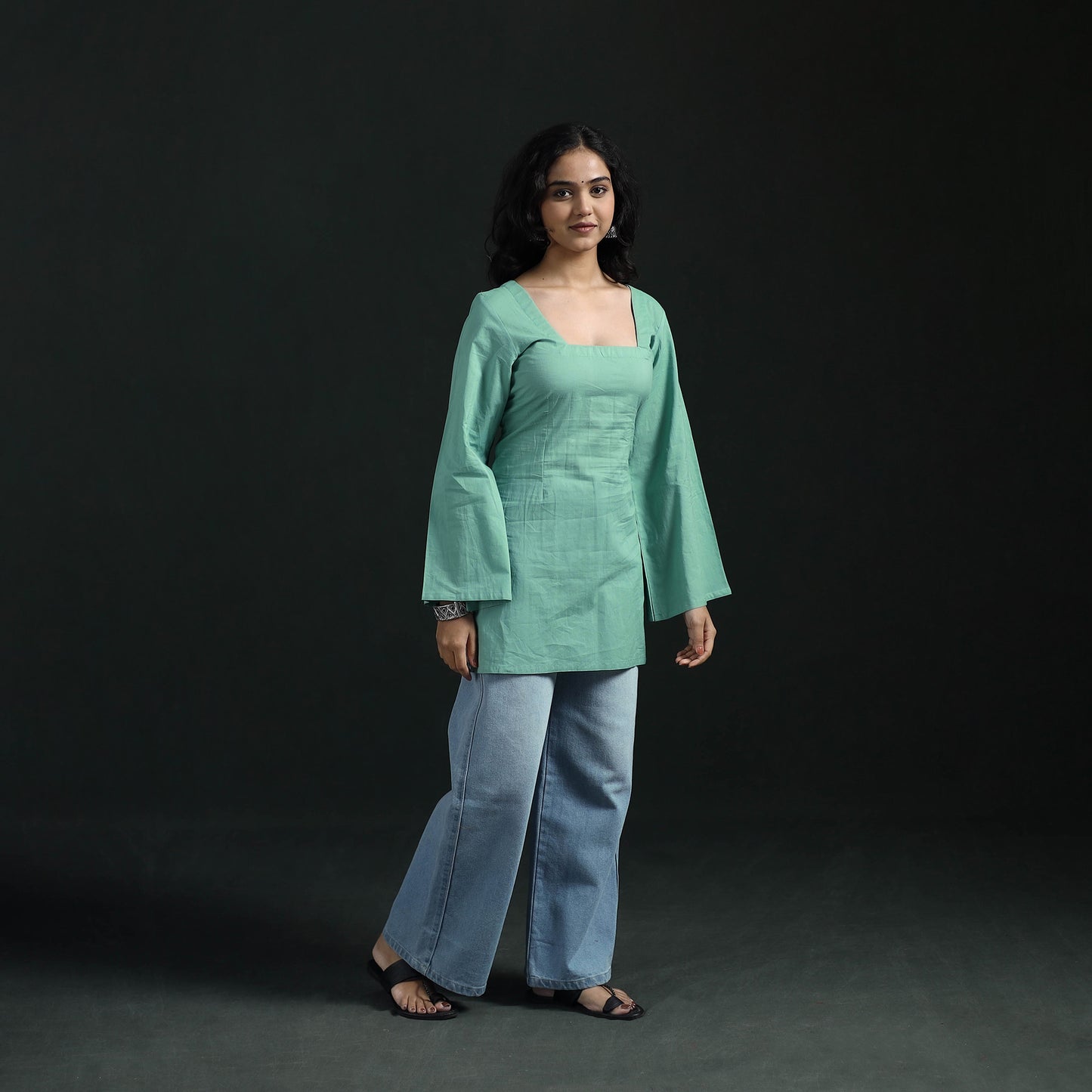 Plain Cotton Short Kurta for Women 17