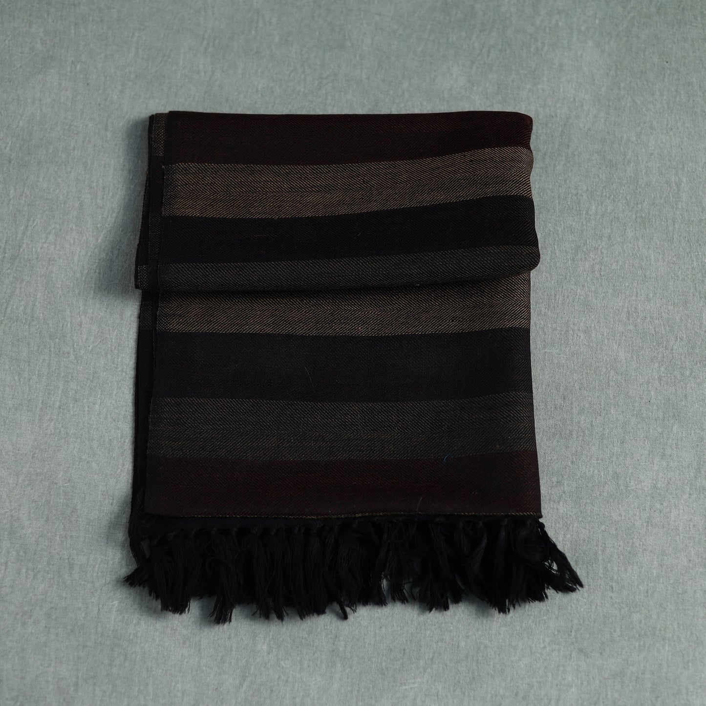 Kumaun Handwoven Pure Merino Wool Stole 78