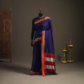 Mercerised Cotton Silk Plain Saree with Blouse Piece 37