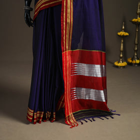 Mercerised Cotton Silk Plain Saree with Blouse Piece 37