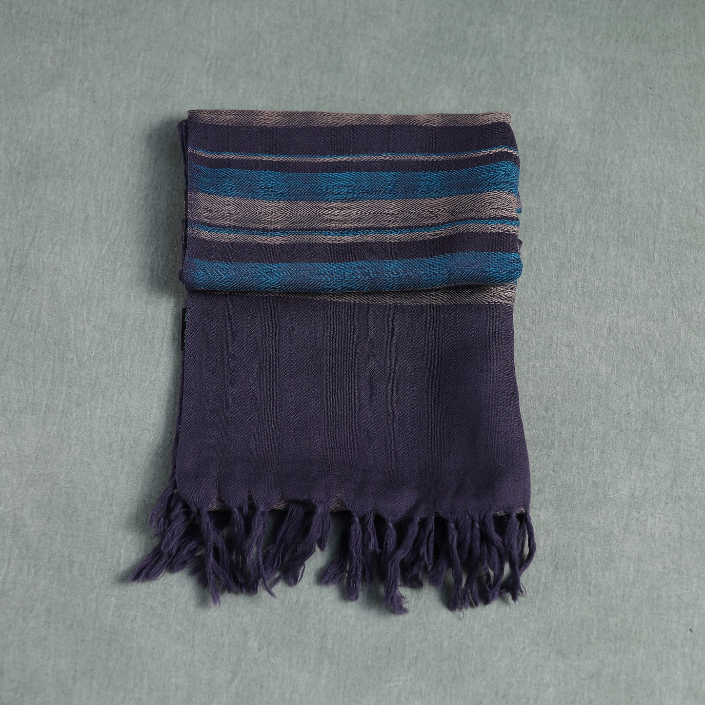 Kumaun Handwoven Pure Merino Wool Stole 76