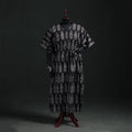 Ajrakh Hand Block Print Natural Dyed Cotton Kaftan (Long) 82