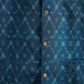 Pochampally Ikat Cotton Men Nehru Jacket 06