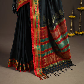 Mercerised Cotton Silk Plain Saree with Blouse Piece 38