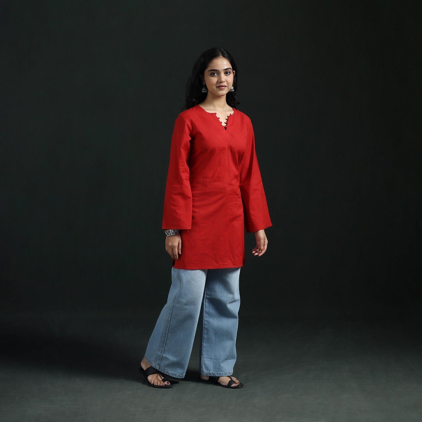 Plain Cotton Short Kurta for Women 15
