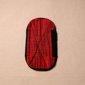 Red - handmade cotton fridge handle cover 100 - handcrafted