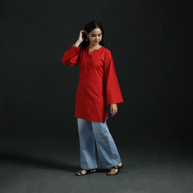Plain Cotton Short Kurta for Women 15