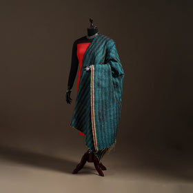 Multicolor - Bengal Hand Embroidery Patchwork Reversible Silk Kantha Dupatta 91