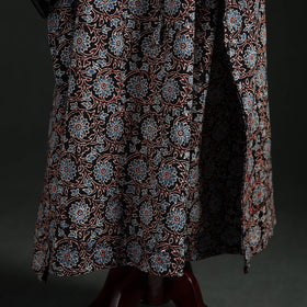 Ajrakh Hand Block Print Natural Dyed Cotton Kaftan (Long) 83