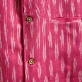 Pochampally Ikat Cotton Men Nehru Jacket 05