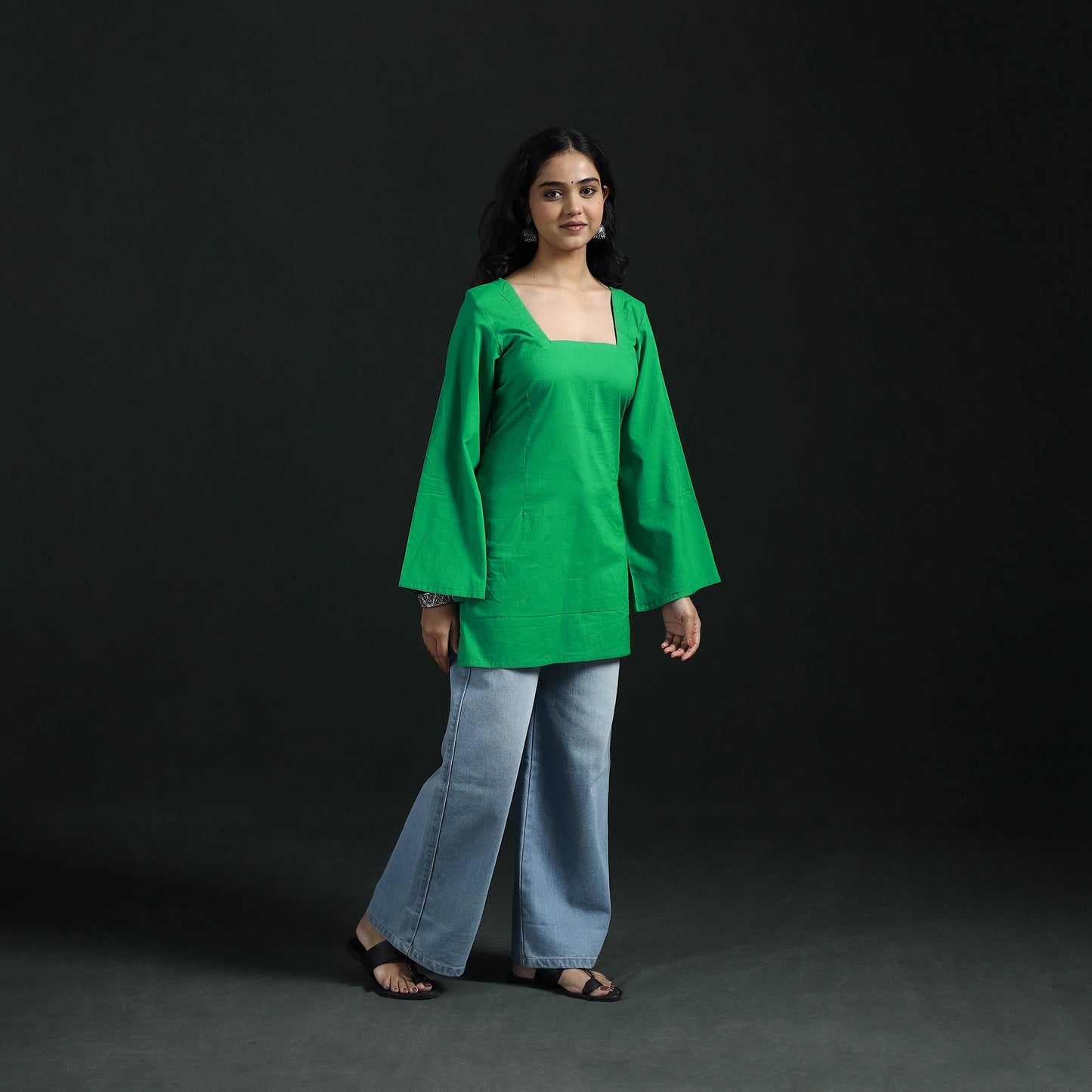 Plain Cotton Short Kurta for Women 16