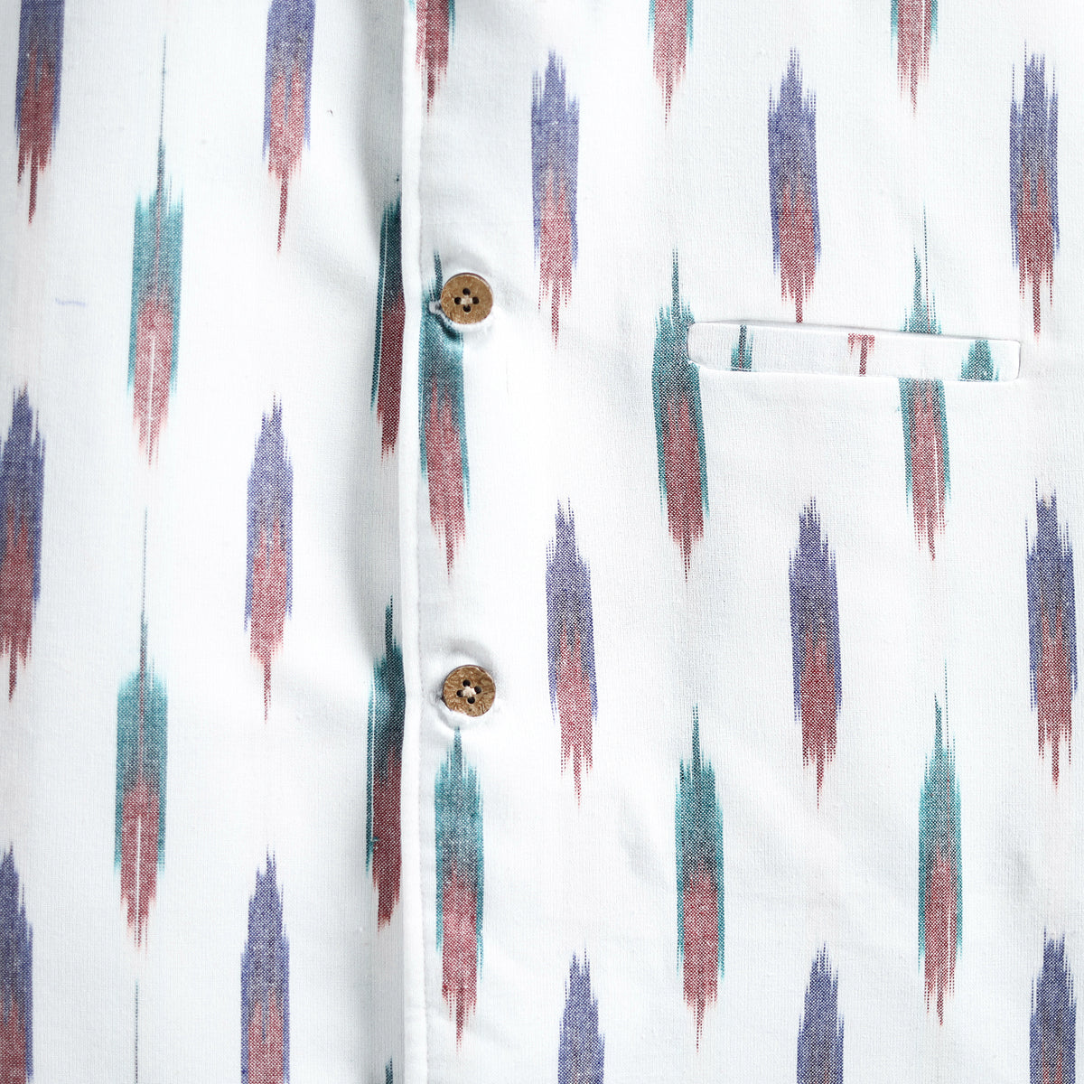 Pochampally Ikat Cotton Men Nehru Jacket 13