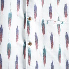 Pochampally Ikat Cotton Men Nehru Jacket 13
