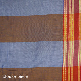 Mercerised Cotton Silk Plain Saree with Blouse Piece 41