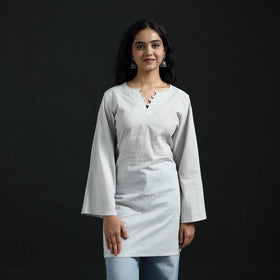 Plain Cotton Short Kurta for Women 14